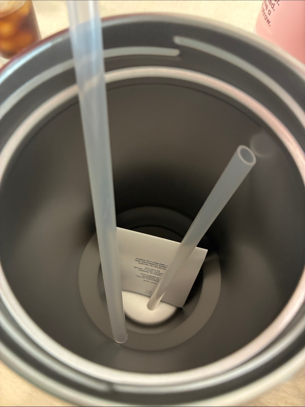 YETI Rambler 40 Oz Travel Straw Mug — Tropical Pink - Picture 9 of 10
